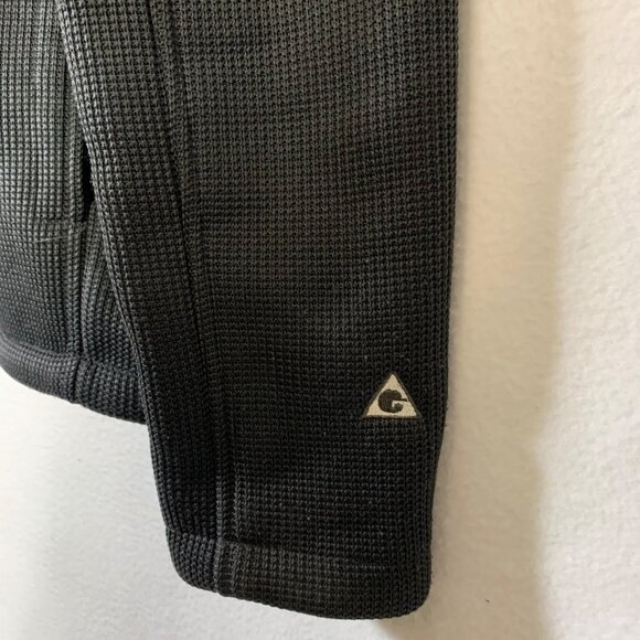 Gerry Mens Waffle Knit Jacket Weber Full Zip Size Small Warm Fleece Lined Outerw - Picture 6 of 15
